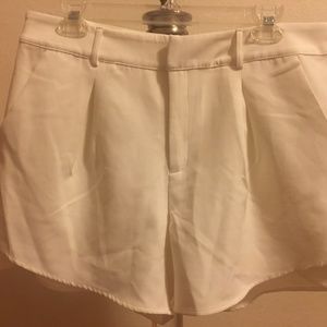 Large White Shorts